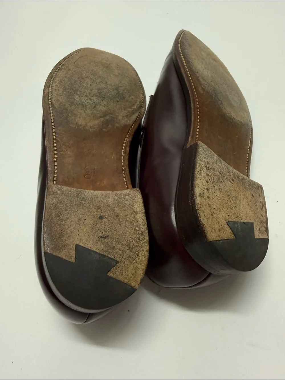 Crockett & Jones Men’s Cordovan Leather Penny Loafers